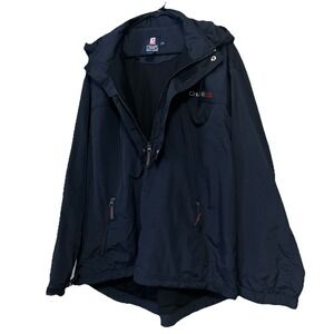 Chaps Ralph Lauren Half Zip Pullover Windbreaker Mens Large Navy Blue Vtg 90s‎